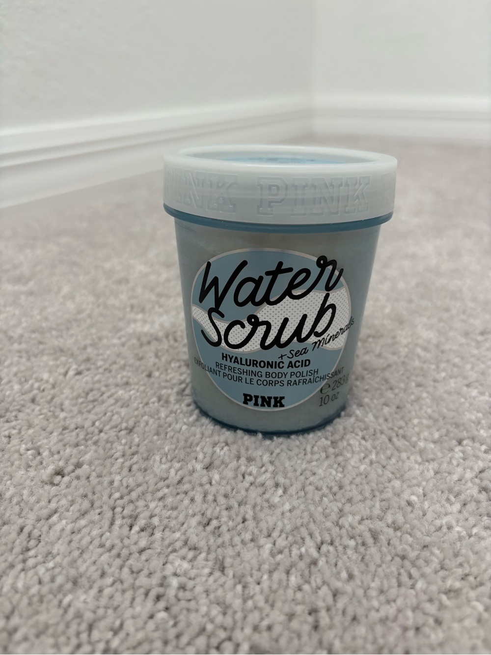 PINK Victoria's Secret Water Scrub + Sea Minerals Hyaluronic Acid 10oz